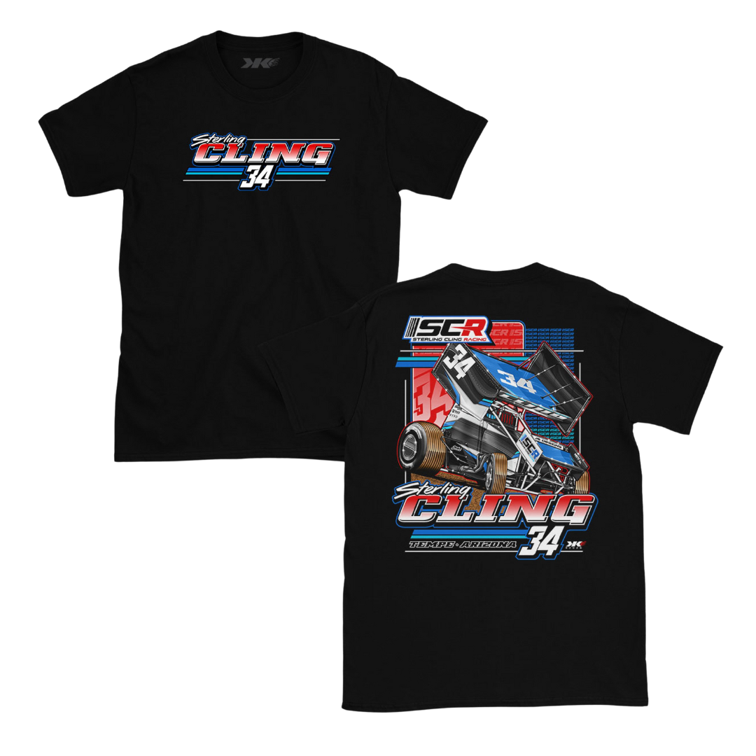 SCR | Black 2026 Wing Short Sleeve T-Shirt